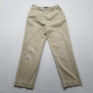 Vintage Abercrombie &‎ Fitch Pants Womens 6 Beige Straight Pockets 28x28